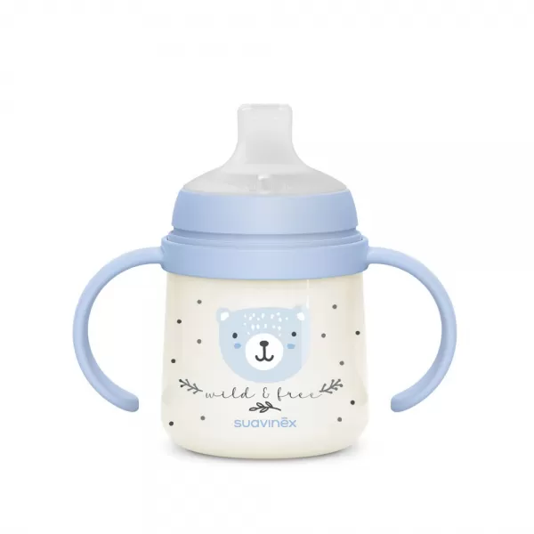 SUAVINEX První láhev s oušky WILD & FREE 150 ml