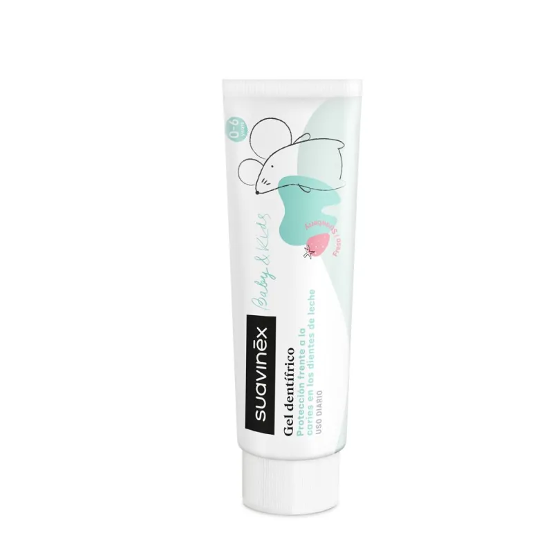 SUAVINEX Dětská zubní pasta BABY/KIDS s jahodovou příchutí - 50 ml