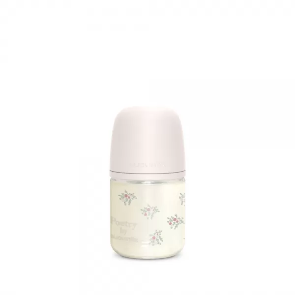 SUAVINEX Láhev sklo POETRY 120 ml fyziologická SX PRO +0 SF