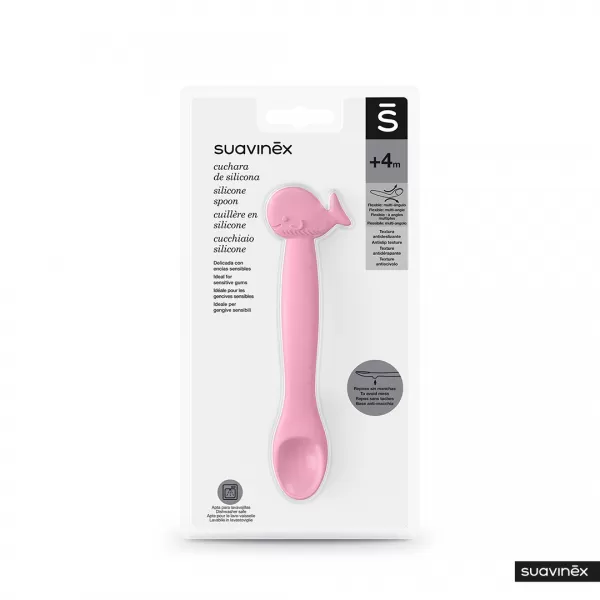 SUAVINEX Silikonová lžička RYBIČKA