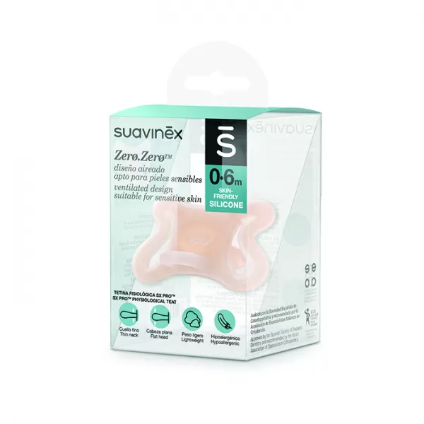 SUAVINEX Dudlík Zerø.Zerø Fyziologický 0/6M