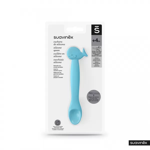 SUAVINEX Silikonová lžička RYBIČKA