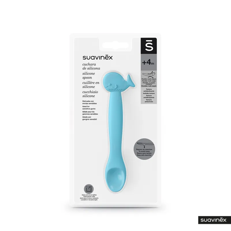 SUAVINEX Silikonová lžička RYBIČKA