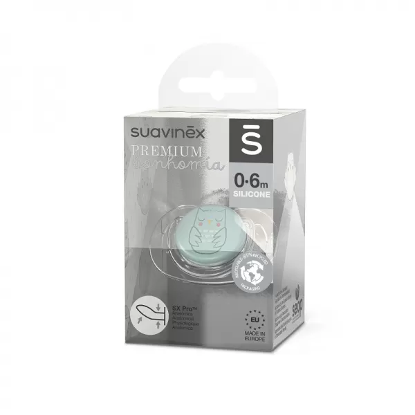 SUAVINEX Dudlík anatomický BONHOMIA 0/6 m