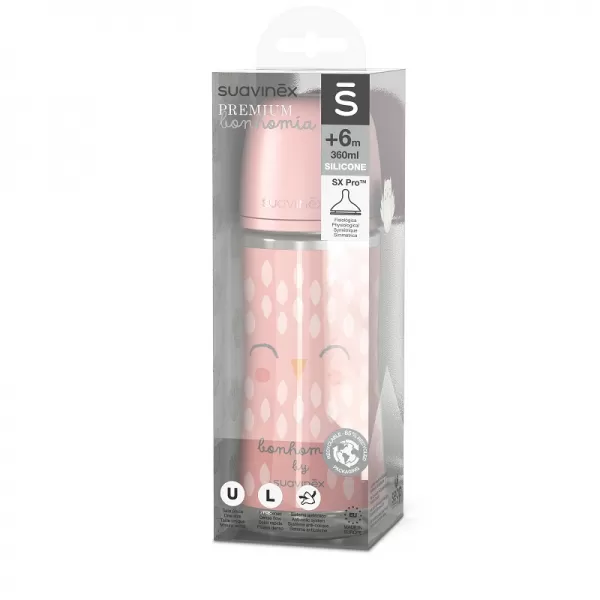 SUAVINEX LÁHEV BONHOMIA 360 ml fyziologická SX PRO +6 LF