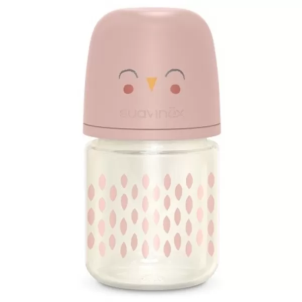 SUAVINEX Láhev sklo BONHOMIA 120 ml fyziologická SX PRO +0 SF