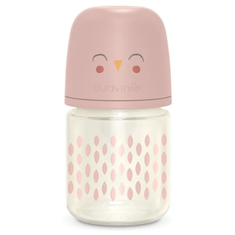 SUAVINEX Láhev sklo BONHOMIA 120 ml fyziologická SX PRO +0 SF