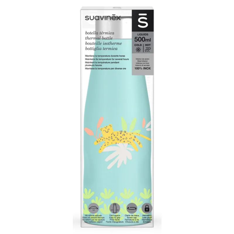 SUAVINEX TERMO NEREZOVÁ LÁHEV 500ml JUNGLE